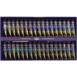 MIJELLO MISSION Gold granulierende Aquarellfarben 34er-Set