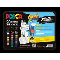 UNI POSCA MANGA HERO Acrylmarker 20er Set