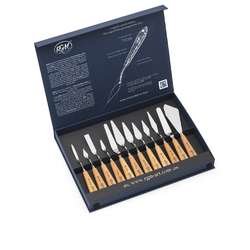 RGM® Malmesser Plus Line Holzgriffe, 12er-Set