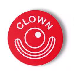 Clown Radiergummi, rot