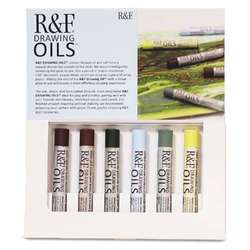 R&F® Drawing Oil Sets, 6 × 12 ml