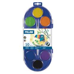 MILAN® Aquarellset mit 10 Farben und Pinsel