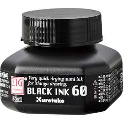 Kuretake ZIG® Cartoonist™ Black Ink, 60 ml