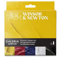 WINSOR & NEWTON™ GALERIA ACRYLIC Sets, 5 × 60 ml