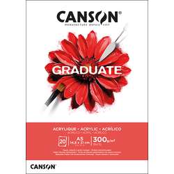 CANSON® Graduate Acrylmalblock, 300 g/m², 20 Blatt