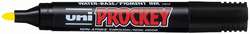 UNI-BALL Permanentmarker Prockey , Rundspitze, Gelb