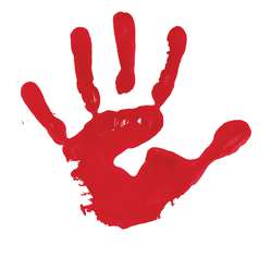 GERSTAECKER Fingermalfarbe, 750-ml-Flasche, Rot