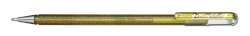 Pentel® Hybrid K 110 Dual Metallic Gel-Tintenroller, Dual Metallic, Gold