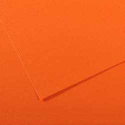 CANSON® Mi-Teintes® Farbiges Künstlerpapier, 50 cm x 65 cm, Rotorange