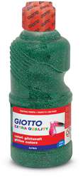 GIOTTO Temperafarbe Glitter, 250 ml, Franz. Grün