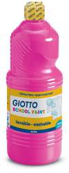 GIOTTO School Paint Temperafarbe, 1 Liter, Magenta