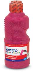 GIOTTO Temperafarbe Glitter, 250 ml, Magenta