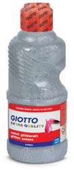GIOTTO Temperafarbe Glitter, 250 ml, Silber
