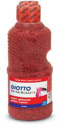 GIOTTO Temperafarbe Glitter, 250 ml, Rot