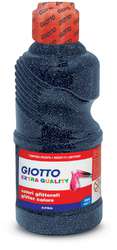 GIOTTO Temperafarbe Glitter, 250 ml, Dunkelblau