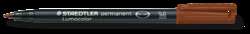 STAEDTLER® Lumocolor® permanent pen 317, einzeln, Medium, 1 mm, Braun