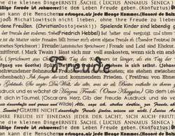 „Windhorse“ Himalaya Schmuckpapier, 50 cm x 70 cm, Zitate der Freude