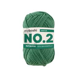 myboshi NO.2 Wolle, 50 g, 100 m, Kaktus