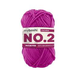 myboshi NO.2 Wolle, 50 g, 100 m, Fuchsia