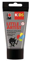 Marabu KiDS LITTLE ARTIST Künstlermal- und Bastelfarbe, 75 ml, Silber