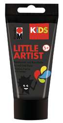 Marabu KiDS LITTLE ARTIST Künstlermal- und Bastelfarbe, 75 ml, Schwarz