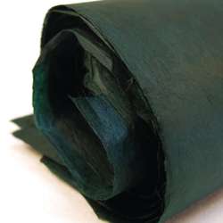 KHADI Handgeschöpftes Lokta Büttenpapier, 50 cm x 75 cm, Grün