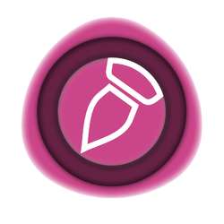 FABER-CASTELL Goldfaber Creative Marker Brush mit flexibler Pinselspitze, Pinselspitze, hot magenta