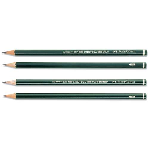 FABER-CASTELL CASTELL 9000 Bleistifte, 12er Packung 
