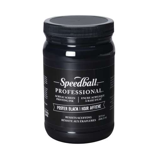 Speedball® Acryl-Siebdruckfarbe Poster Black 