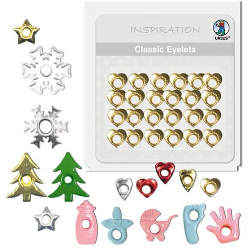 URSUS® Classic Eyelets, 2 - 4mm 