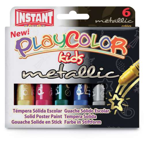 INSTANT® PLAYCOLOR Kids Metallic Sets Farbe in Stiftform 