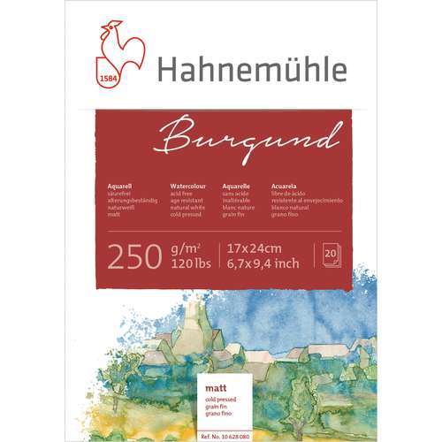 Hahnemühle Aquarell-Block „Burgund“ 