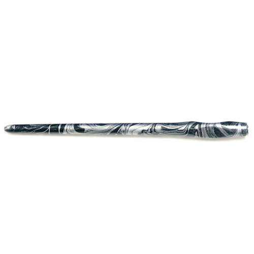 Füllfederhalter Aus Aluminium – Mit 0,5 Mm Stahlfeder, Gebürstete Oberfläche, In Braun/Silber
