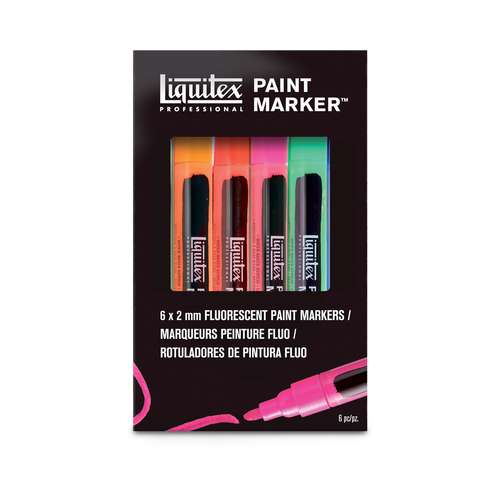 LIQUITEX® Paint Marker (Acrylmarker) 6er Set 