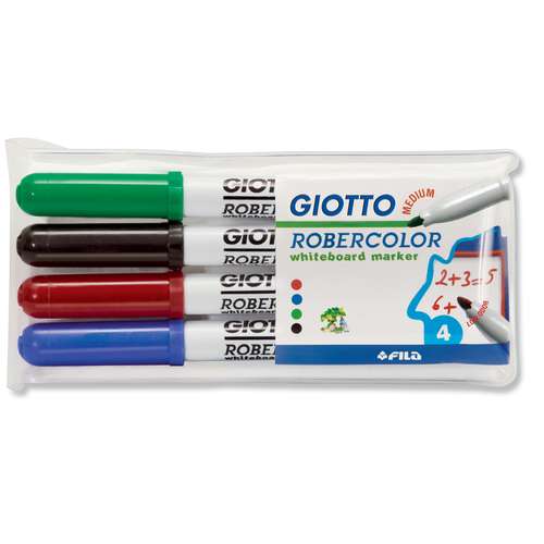 GIOTTO Robercolor Whiteboard Marker Set, Medium 