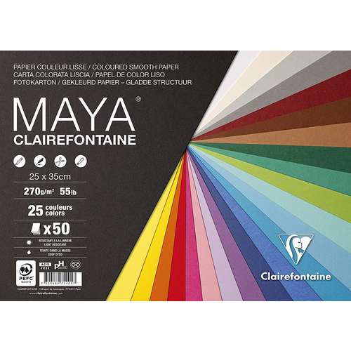 Clairefontaine Fotokarton Maya Sortiment 