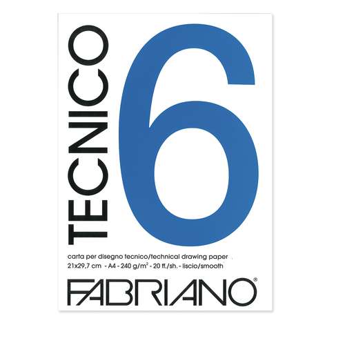 FABRIANO® TECNICO 6 Zeichenblock 