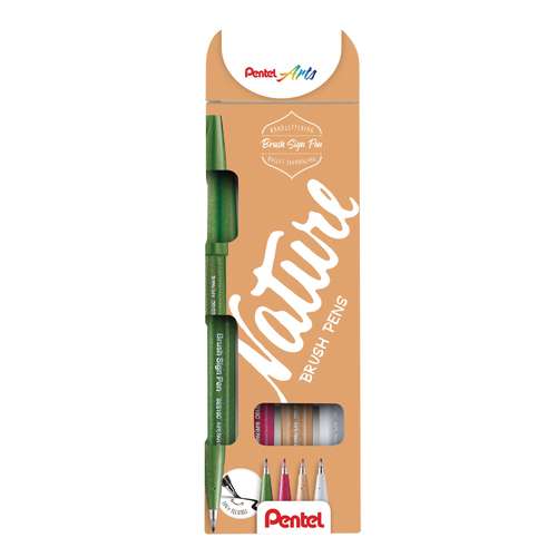PENTEL® Brush Sign Pen-Sets 