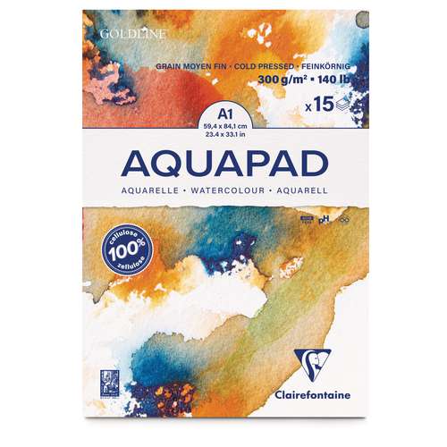 Clairefontaine Goldline Aquapad Aquarellblock 
