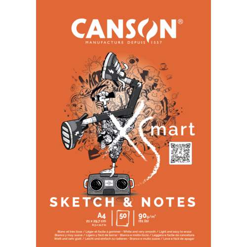 CANSON® XS'MART SKETCH & NOTES Block 