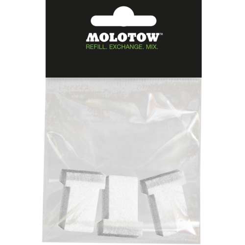 MOLOTOW™ T-Style Spitzen, 20 mm, 3er-Set 