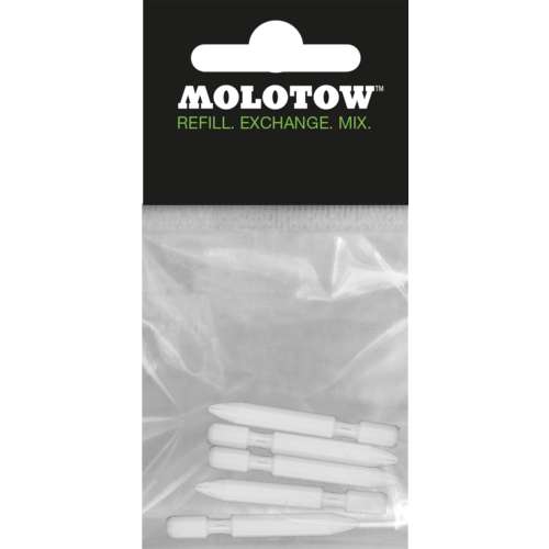 MOLOTOW™ Crossover extrafeine Markerspitzen, 1 mm, 5er-Set 