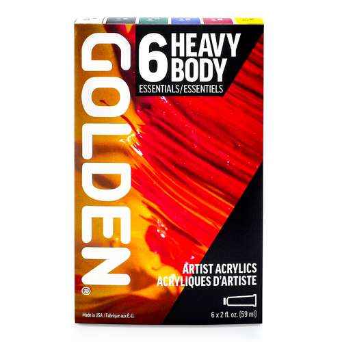 GOLDEN ACRYLICS Heavy Body Essentials-Set 