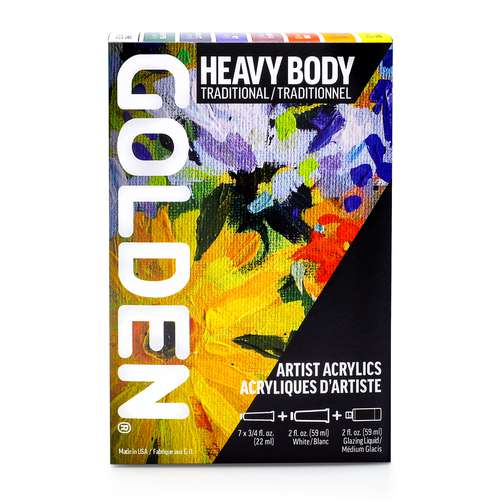 GOLDEN ACRYLICS Heavy Body Traditional-Set 