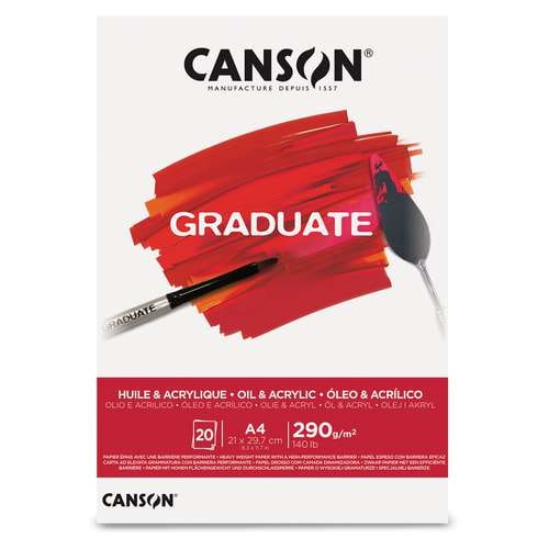 CANSON® Graduate Acrylmalblock, 300 g/qm, 20 Blatt 