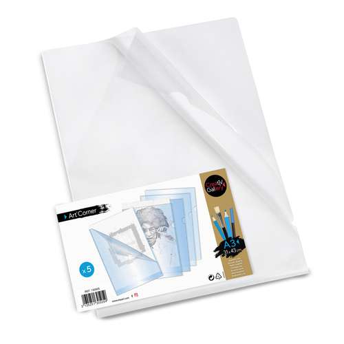 VIQUEL Creativ'Gallery Art'Corner Klarsichthüllen, DIN A3 