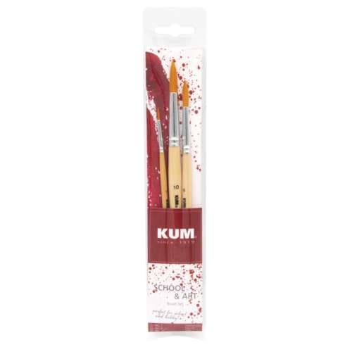 KUM® School & Art Pinsel Rundpinsel-Set 