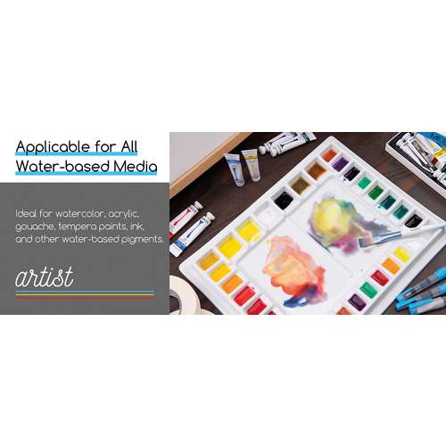 MEEDEN XL Porzellan-Mischpalette 33 + 2 