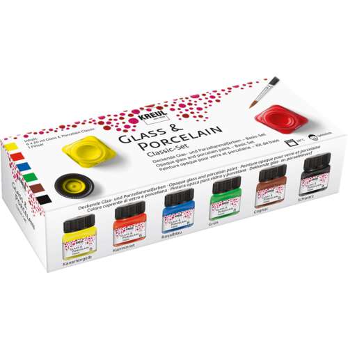 KREUL Glass & Porcelain Classic Set 