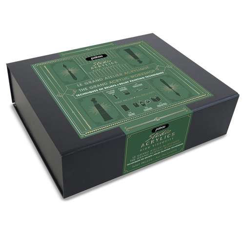 pébéo Studio Acrylics Complete Box - Relieftechniken der Acrylmalerei 